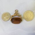 Antique Swivel Spinner Fob in 9ct Gold