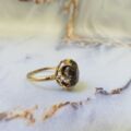 Smoky Quartz Solitaire Ring in 9ct Gold