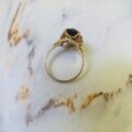 Smoky Quartz Solitaire Ring in 9ct Gold