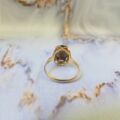 Smoky Quartz Solitaire Ring in 9ct Gold