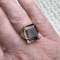 Smoky Quartz Ring in 9ct Gold