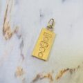 Reserved – Heavy Ingot Pendant in 9ct Gold