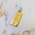 Reserved – Heavy Ingot Pendant in 9ct Gold