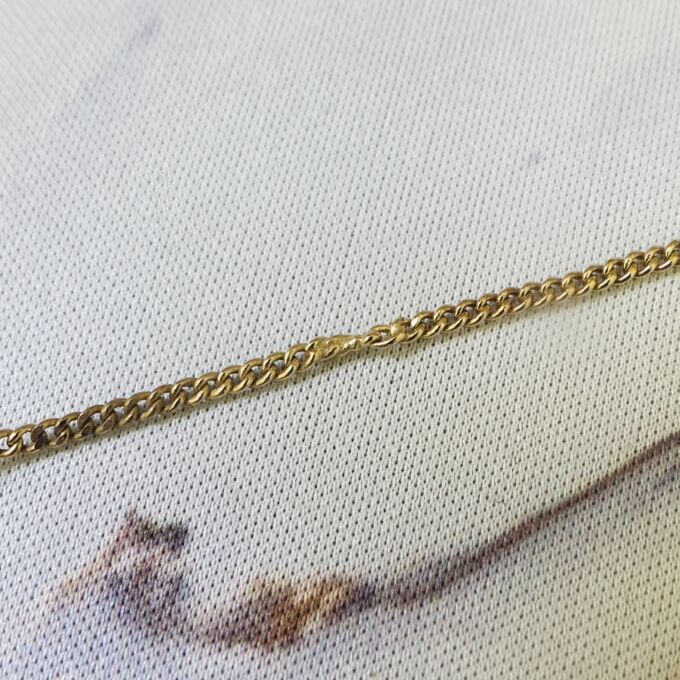 Coffin Cut Amethyst Pendant Necklace in 9ct Gold