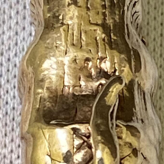 Cello Playing Cat Pendant in 9ct Gold