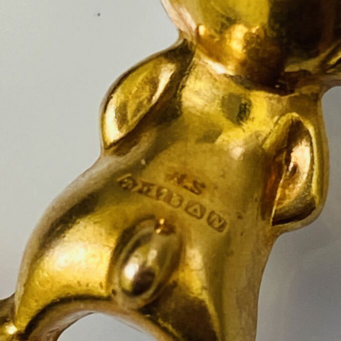 Cartoon Chipmunk in 9ct Gold