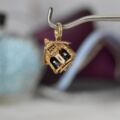 Weather Vane Charm Pendant in 9ct Gold