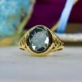 Hematite Intaglio Ring in 9ct Gold