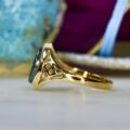 Hematite Intaglio Ring in 9ct Gold