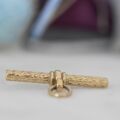 Ornate Chunky T Bar in 9ct Gold