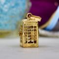Phone Box Pendant in 9ct Gold