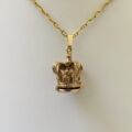 Opening Crown Pendant in 9ct Gold