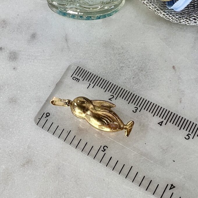 Toucan Bird Pendant in 9ct Gold