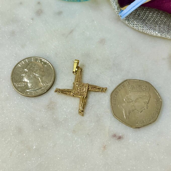 St Brigids Cross in 9ct Gold