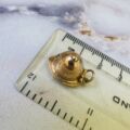 Opening Police Helmet Charm Pendant in 9ct Gold