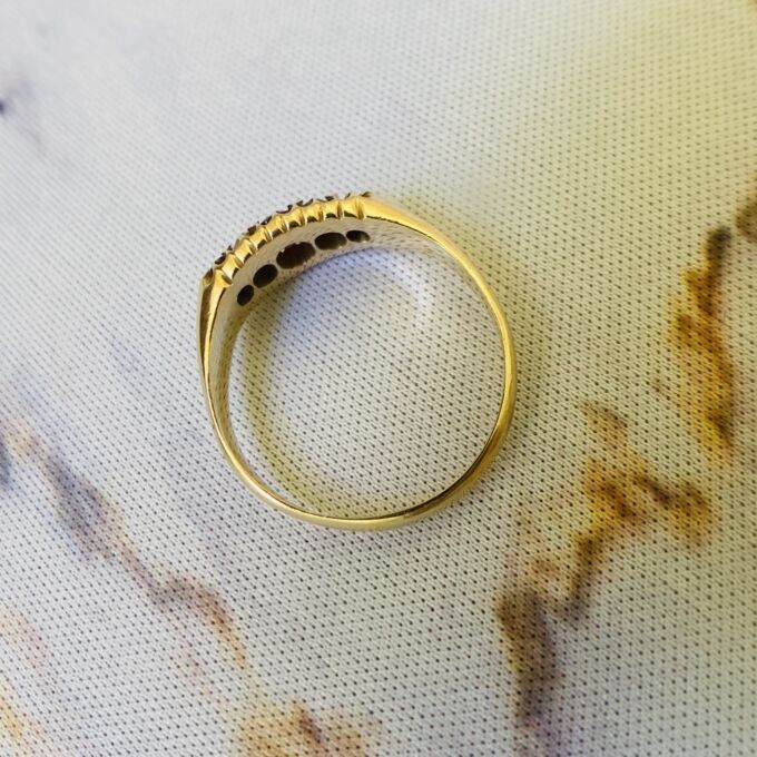 Antique Ruby & Diamond Ring in 18ct Gold