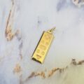 Millenium Ingot Pendant in 9ct Gold