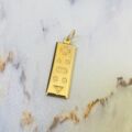 Millenium Ingot Pendant in 9ct Gold