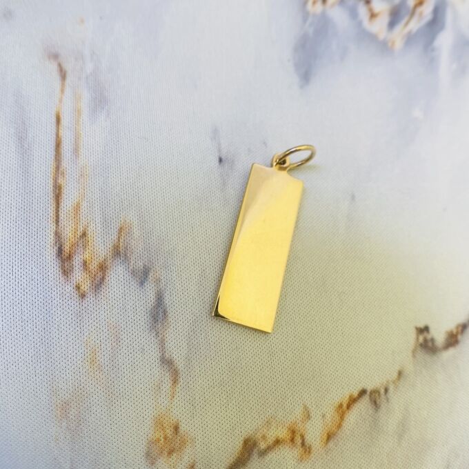 Millenium Ingot Pendant in 9ct Gold