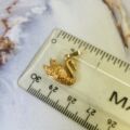 Swan Charm Pendant in 9ct Gold