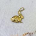 Rabbit Charm Pendant in 9ct Gold