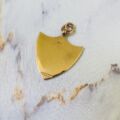 Edwardian “Yours” Shield Pendant in 9ct Rose Gold