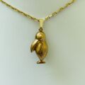 Toucan Bird Pendant in 9ct Gold