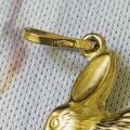 Rabbit Charm Pendant in 9ct Gold