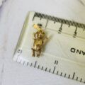 Tiny Teddy Bear in 9ct Gold