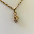 Tiny Teddy Bear in 9ct Gold
