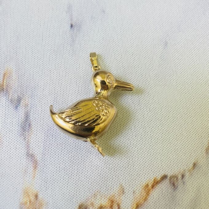 Duck Pendant in 9ct Gold