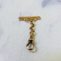 Antique Ribbon Holder with Dog Clip in 9ct Rose Gold