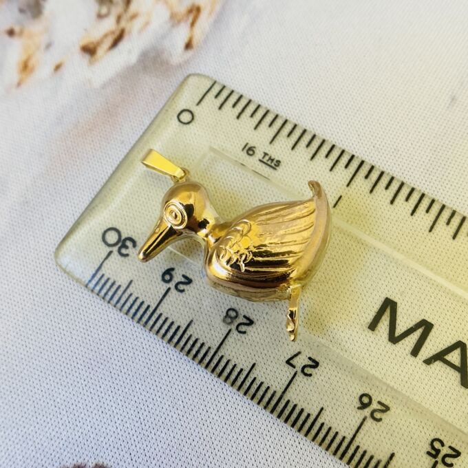 Duck Pendant in 9ct Gold
