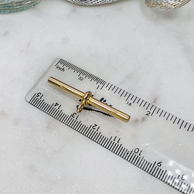 Classic T or Albert Bar in 9ct Gold