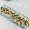 Ornate Rollerball Belcher Bracelet in 9ct Gold