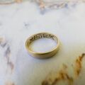 Secret Message Diamond ring in 9ct Gold