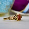 Goldstone Solitaire Ring in 9ct Gold