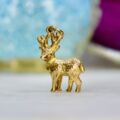 Stag Pendant in 9ct Gold