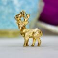 Stag Pendant in 9ct Gold