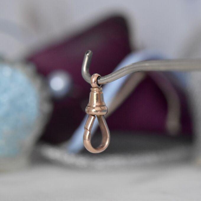 Antique Dog Clip in 9ct Rose Gold