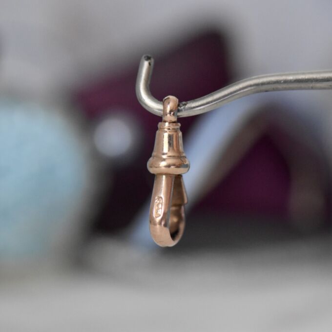 Antique Dog Clip in 9ct Rose Gold