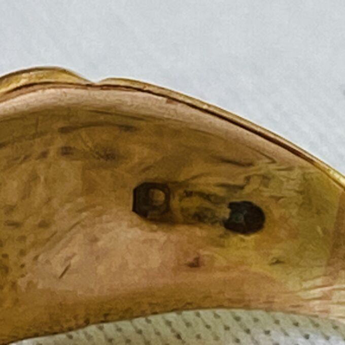 Antique Shield Signet Ring in 9ct Rose Gold