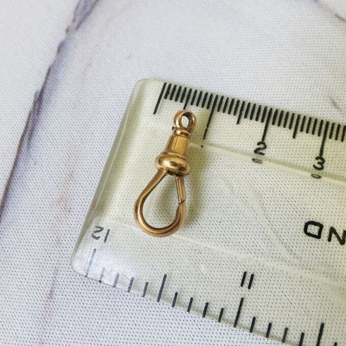 Antique Dog Clip in 9ct Rose Gold