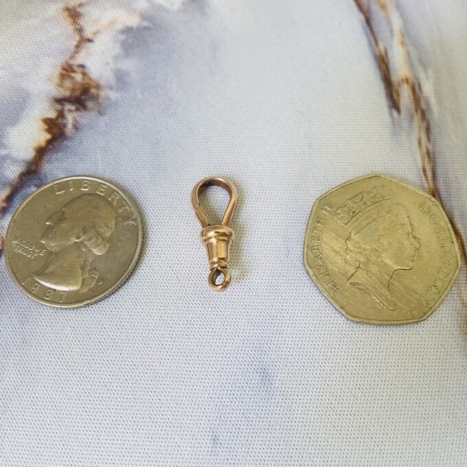 Antique Dog Clip in 9ct Rose Gold