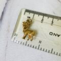 Stag Pendant in 9ct Gold