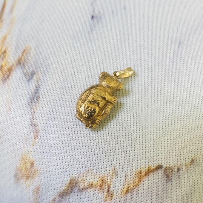Koala Bear Charm Pendant in 9ct Gold