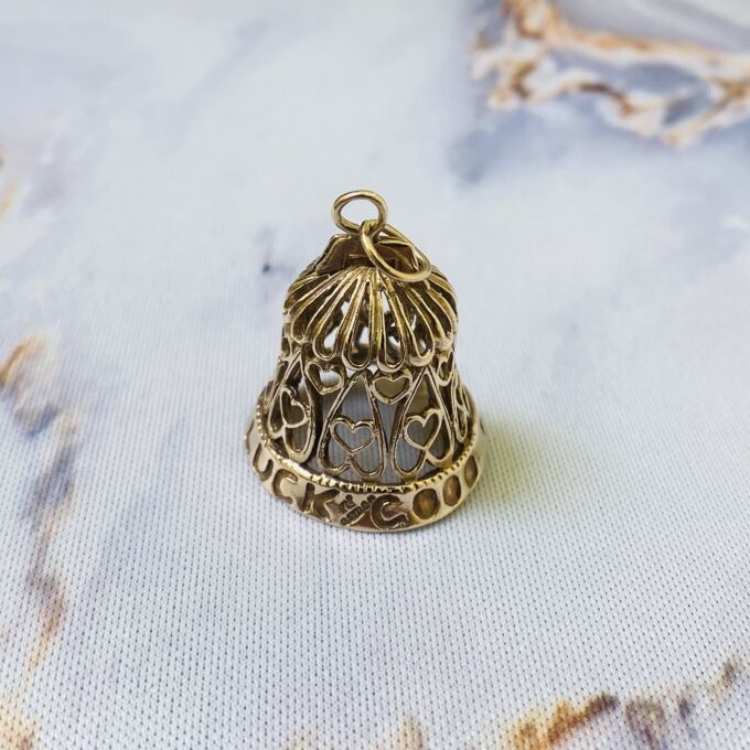 Good Luck Bell in 9ct Gold