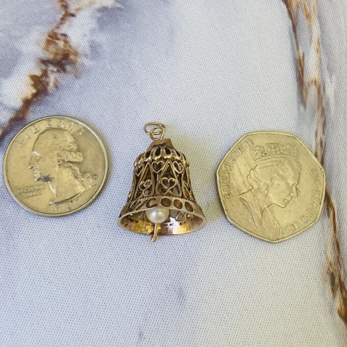 Good Luck Bell in 9ct Gold