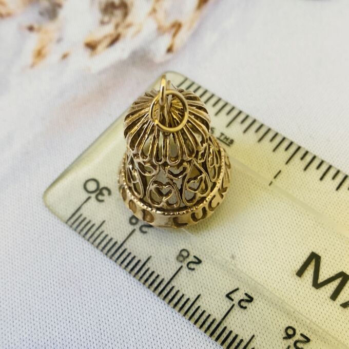 Good Luck Bell in 9ct Gold