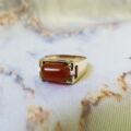 Carnelian ring in 9ct Gold
